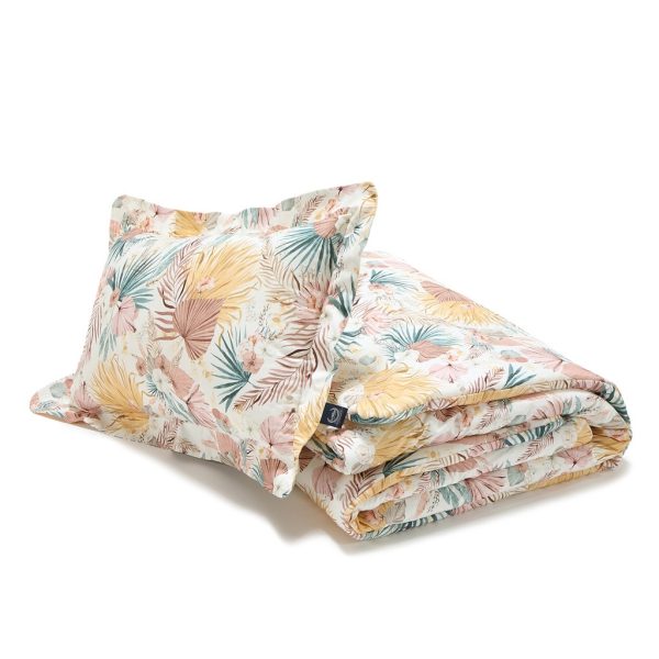 La Millou: BOHO PALMS LIGHT komplet pościeli bawełnianej XL