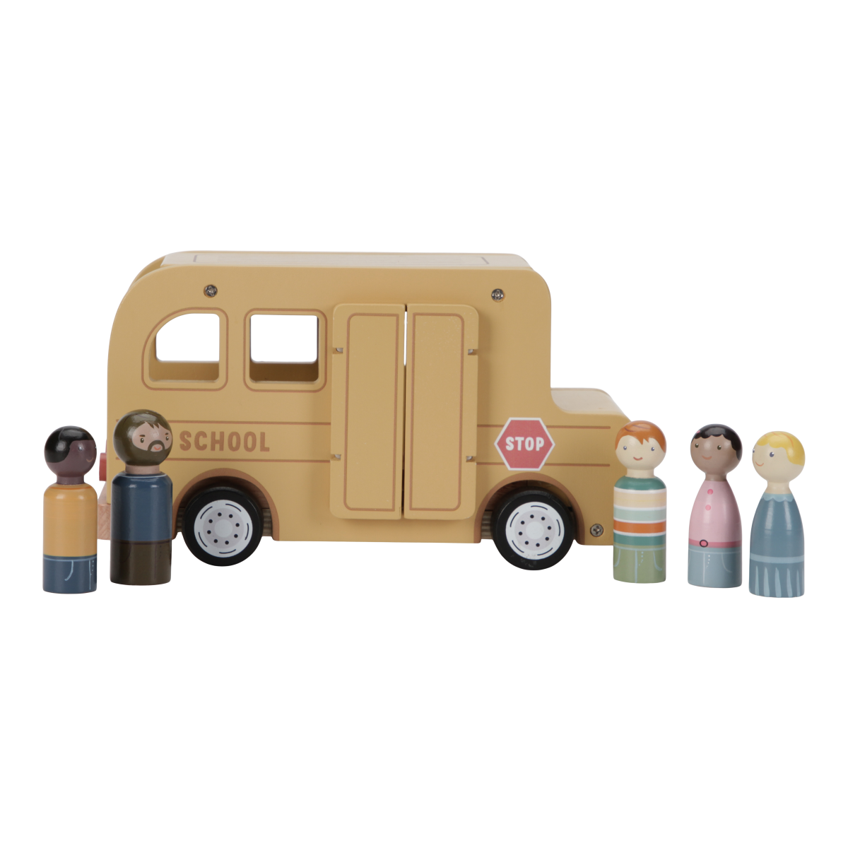 Little Dutch: drewniany szkolny autobus - obrazek 5