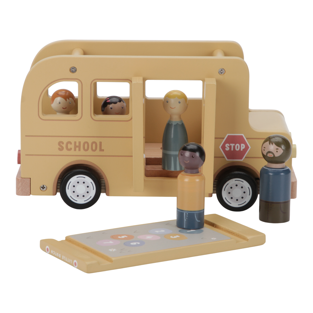 Little Dutch: drewniany szkolny autobus - obrazek 6