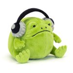 Jellycat: Deszczowa Żaba Ricky ze Słuchawkami 15 cm