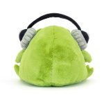 Jellycat: Deszczowa Żaba Ricky ze Słuchawkami 15 cm - obrazek 2