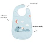 Done by Deer: śliniak z zapięciem na rzep Playground Blue - obrazek 3