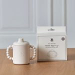 JackOJuno: Kremowy silikonowy kubek niekapek BUBBLE - obrazek 2