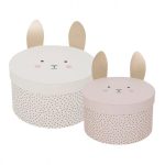 Jabadabado: Okrągłe pudełka królik - zestaw