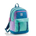 Miquelrius: plecak szkolny trzykomorowy Amsterdam - Rider Purple 28L
