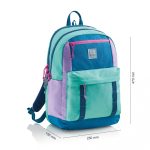 Miquelrius: plecak szkolny trzykomorowy Amsterdam - Rider Purple 28L - obrazek 6