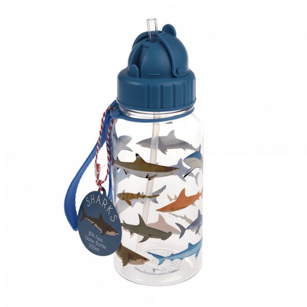 Rex London: bidon ze słomką 500ml Rekiny