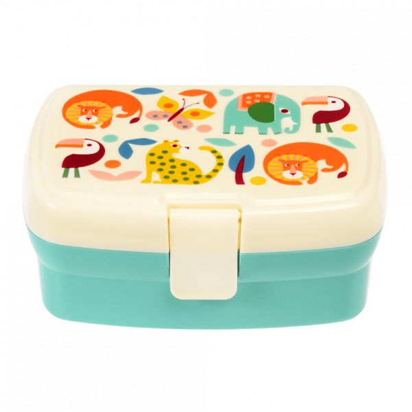 Rex London: lunchbox z wyjmowaną tacką Dzikie Zwierzęta