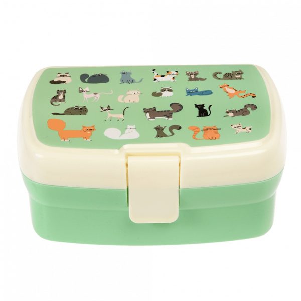 Rex London: lunchbox z wyjmowaną tacką Koty