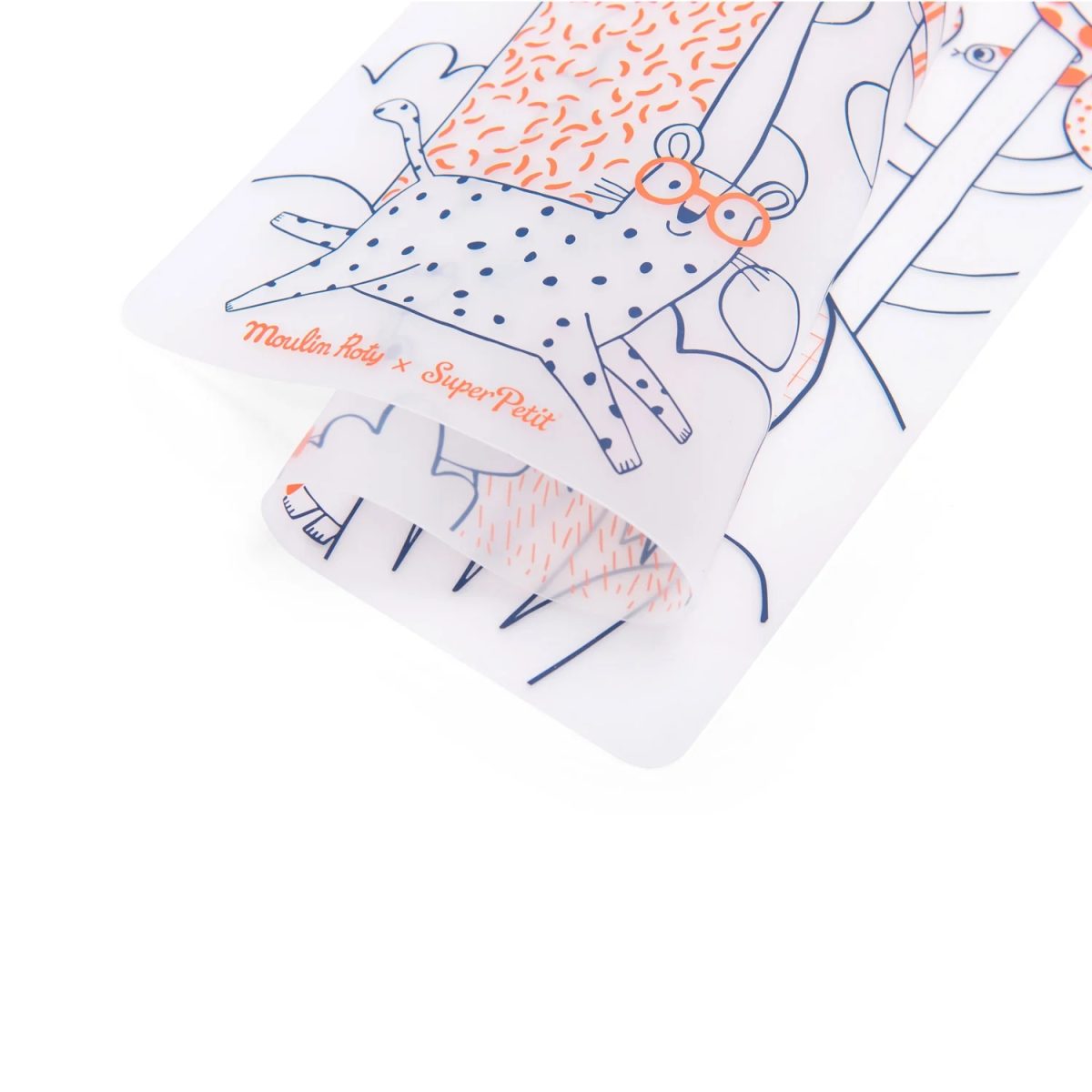 Moulin Roty: silikonowa mata do kolorowania Les Toupitis - obrazek 3