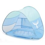 LUDI: brodzik plażowy POP-UP z NAMIOTEM – osłona od słońca i wiatru ochrona UV50