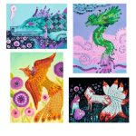 Djeco: ZESTAW ART Mozaiki MITYCZNE STWORZENIA 5+ - obrazek 2