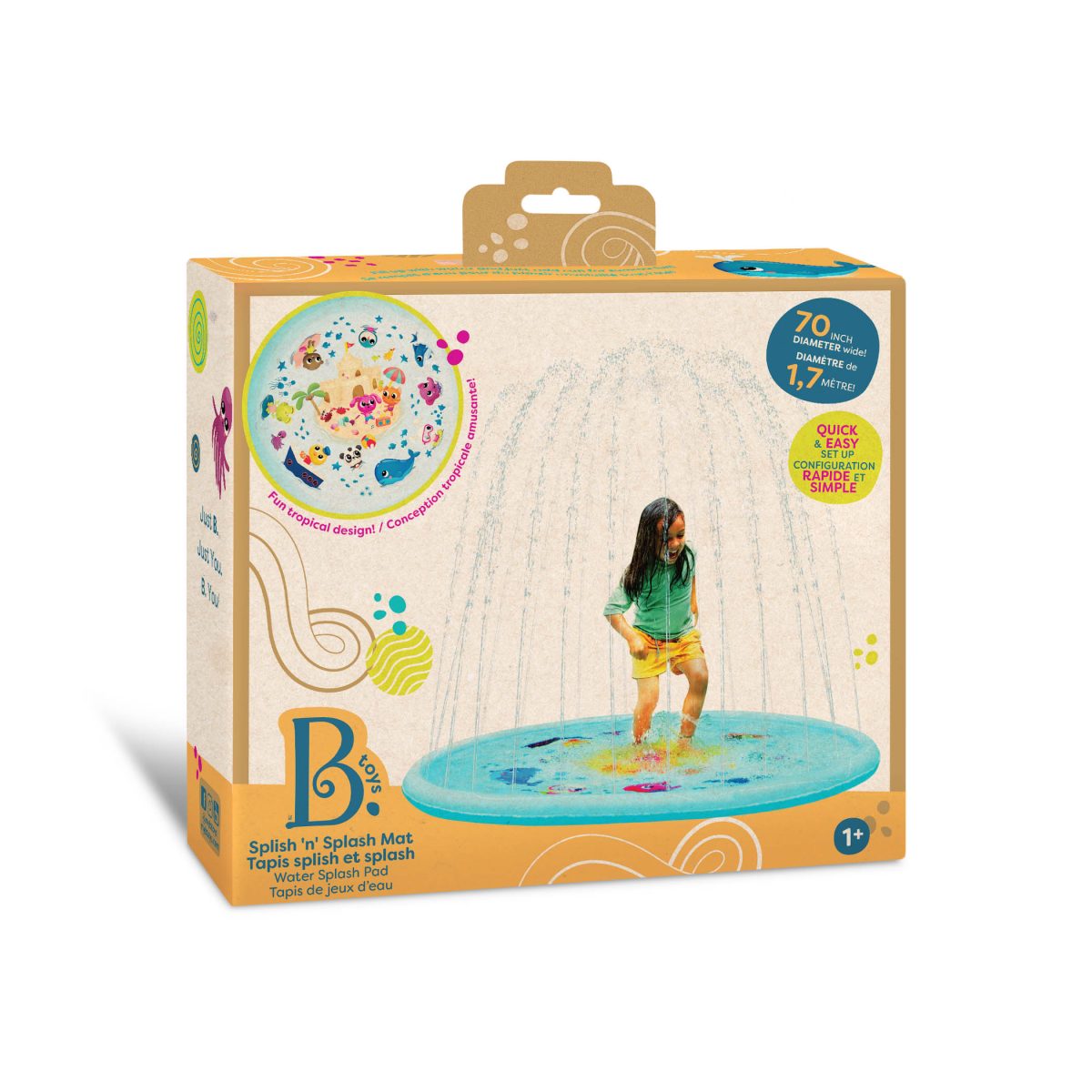 b.toys: ogrodowa MATA WODNA z efektem fontanny - obrazek 4