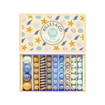 Billes & Co: Szklane kulki MUSZELKI / 58 el.