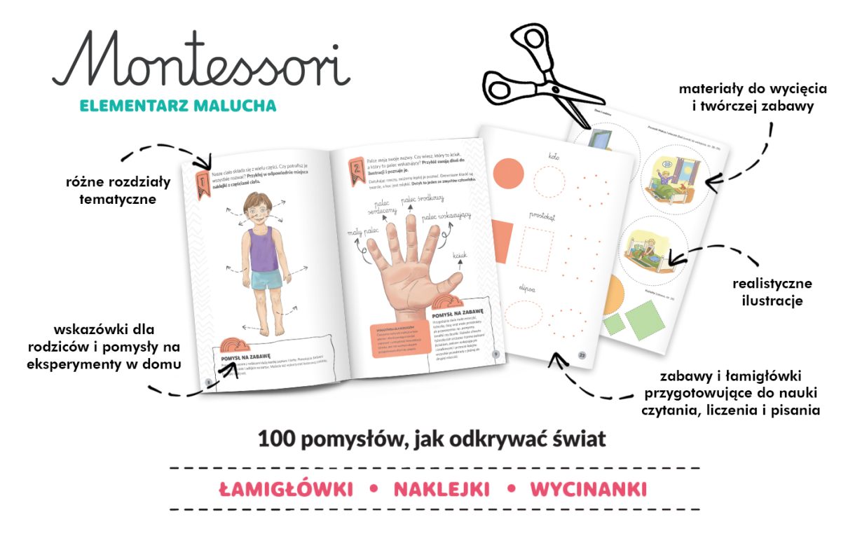 Kapitan Nauka: Montessori. Elementarz malucha 2-3 lat - obrazek 2