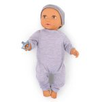 LullaBaby: lalka NIEMOWLĘ – CHŁOPIEC, ze smoczkiem, w pidżamce i czapeczce