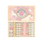 Billes & Co: Szklane kulki JEDNOROŻCE / 66 el.