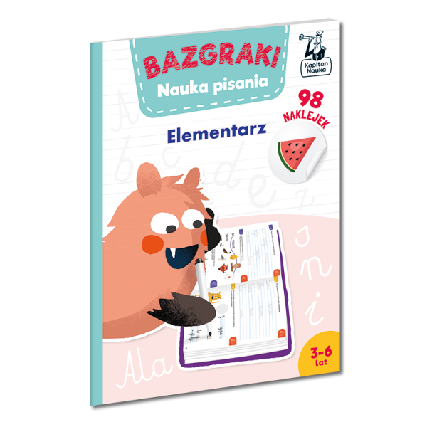 Kapitan Nauka: Bazgraki - nauka pisania. Elementarz