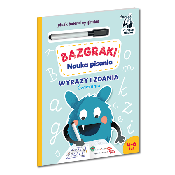 Kapitan Nauka: Bazgraki piszą - wyrazy i zdania
