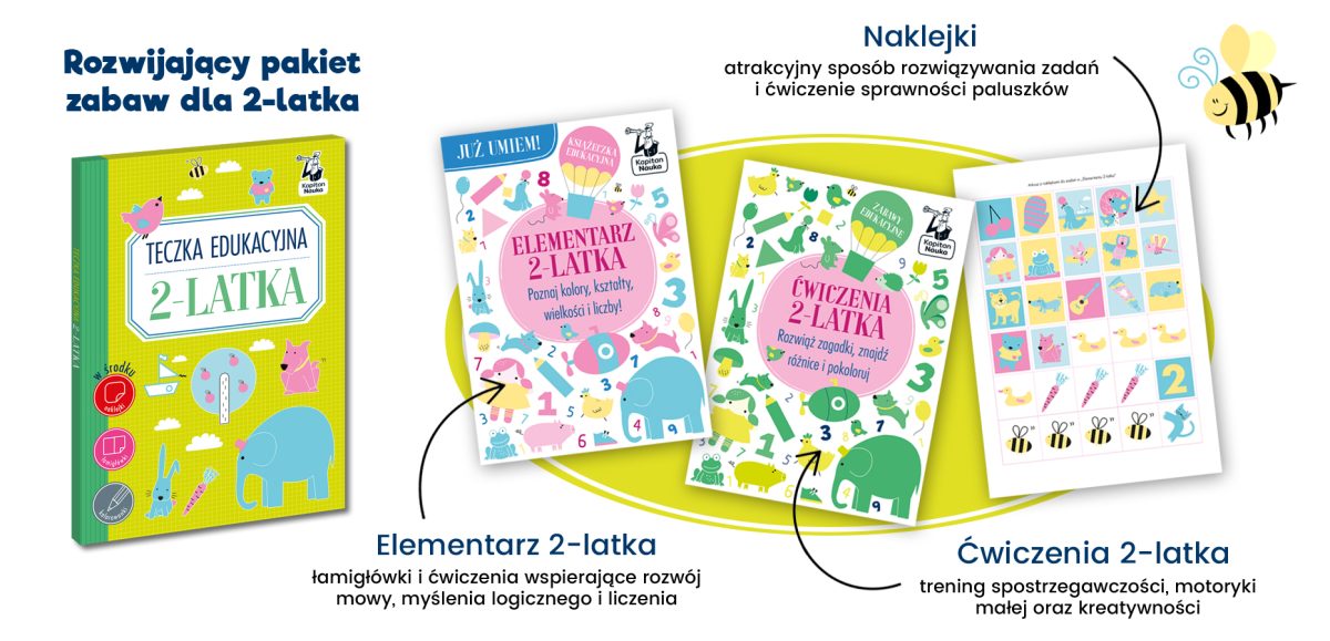 wizual2latka Kapitan Nauka: teczka edukacyjna 2-latka - obrazek 2