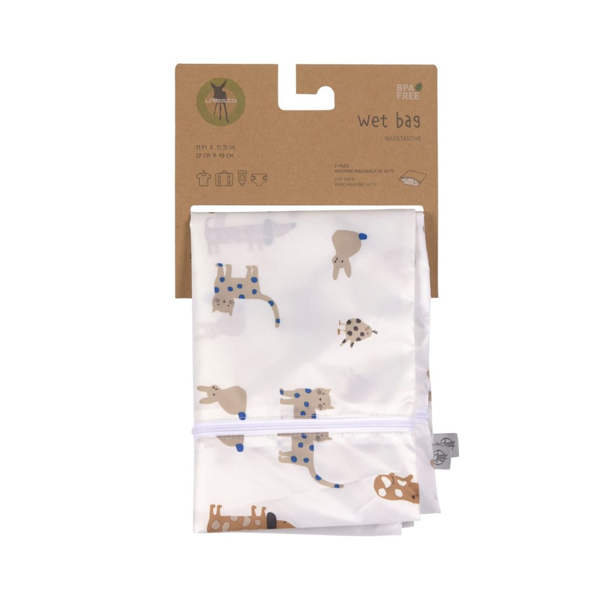 Lassig: zestaw wodoodpornych torebek Little Mateys royal blue - obrazek 2