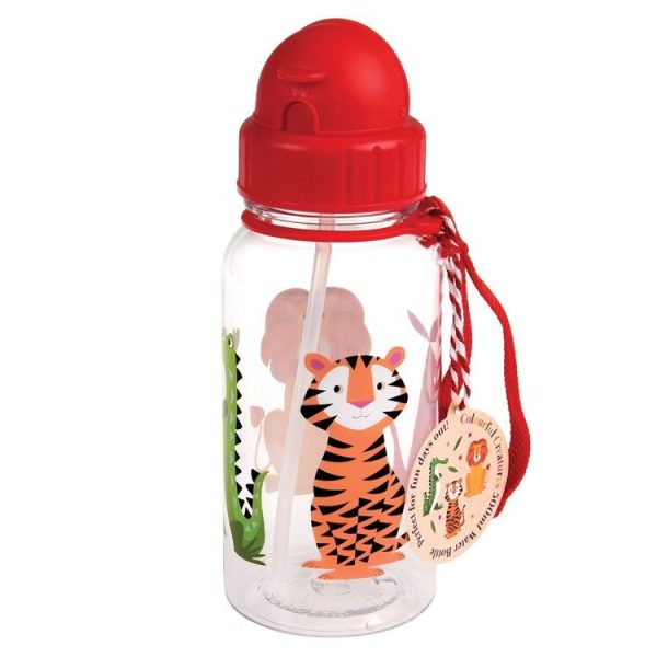 Rex London: bidon ze słomką 500ml Zwierzątka