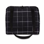 PACKIT: torba termiczna na lunch z rączkami czarna krata - obrazek 3