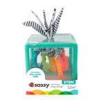 Sassy: manipulacyjna kostka sensoryczna Montessori