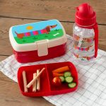 Rex London: Zestaw śniadaniowy lunchbox i bidon Jamniki - obrazek 2