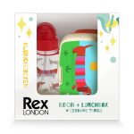 Rex London: Zestaw śniadaniowy lunchbox i bidon Jamniki
