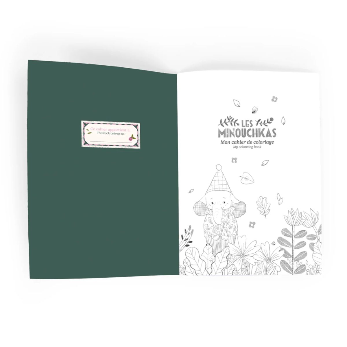 Moulin Roty: Kolorowanka LES MINOUCHKAS 3+ - obrazek 3