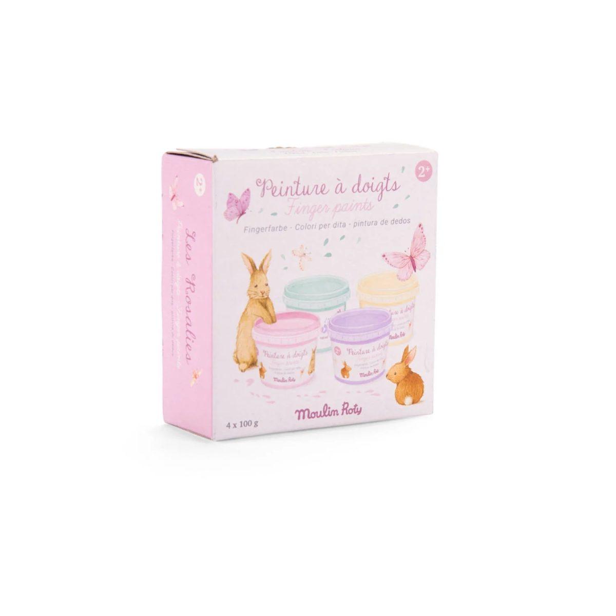 Moulin Roty: Farby do malowania palcami LES ROSALIES 2+ - obrazek 1
