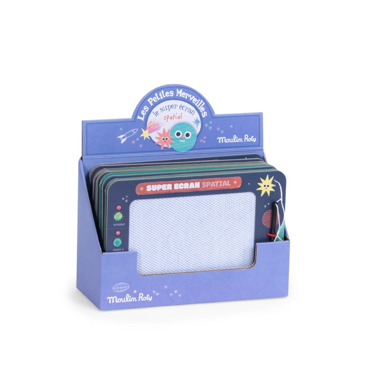 Moulin Roty: Magnetyczny ekran do rysowania KOSMOS - obrazek 3