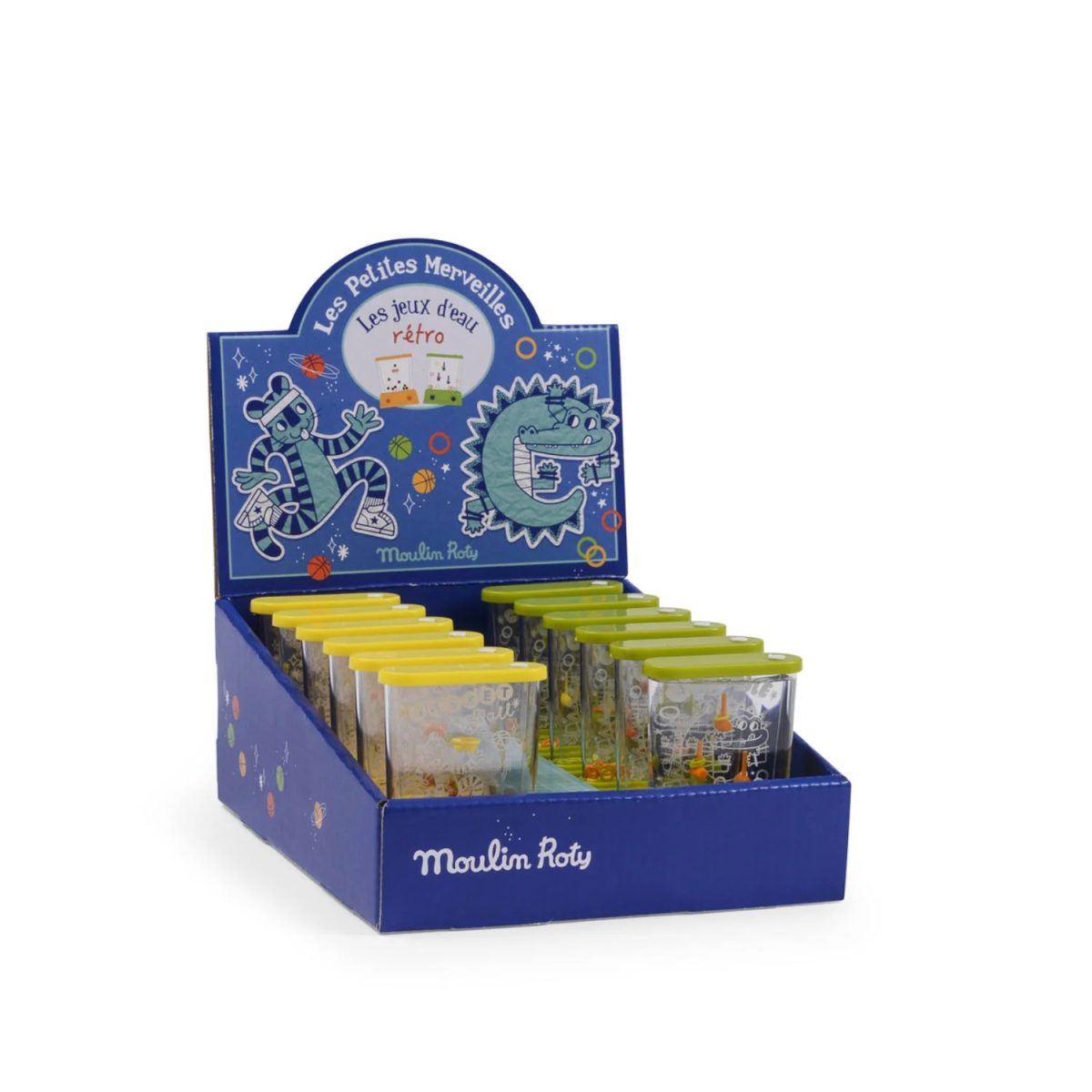 711397x Moulin Roty: gra zręcznościowa AKWARIUM - koszykówka - obrazek 2