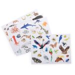 Moulin Roty: Naklejki ZWIERZĘTA ŚWIATA - obrazek 2