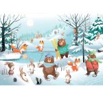 Calypto: Puzzle 54 el. Zabawy na śniegu - obrazek 2