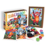 SentoSphere: zestaw art piasek Sablimage ZABAWNE ZWIERZĘTA 4+ - obrazek 2