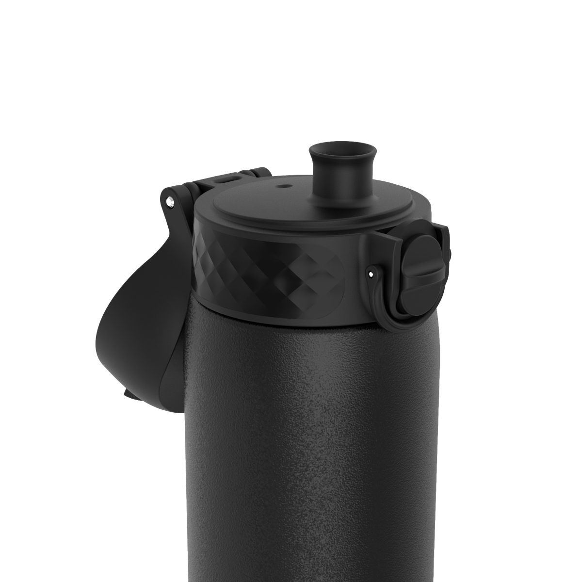 ION8: Butelka stalowa BIDON 600ml BLACK - obrazek 2