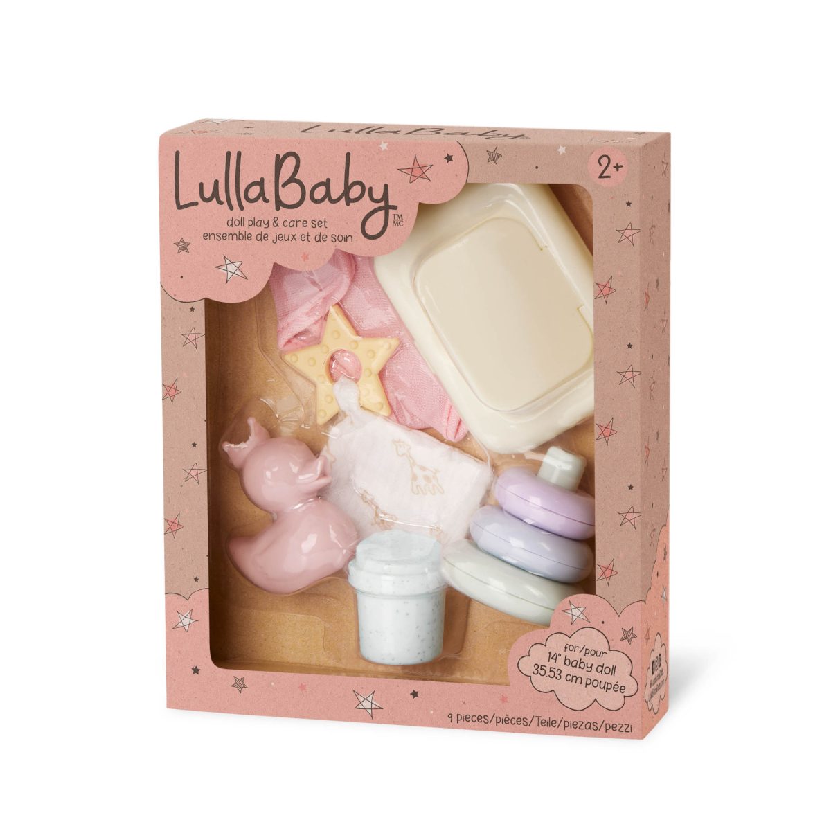 LullaBaby: Zestaw do przewijania lalki NIEMOWLAKA - obrazek 1