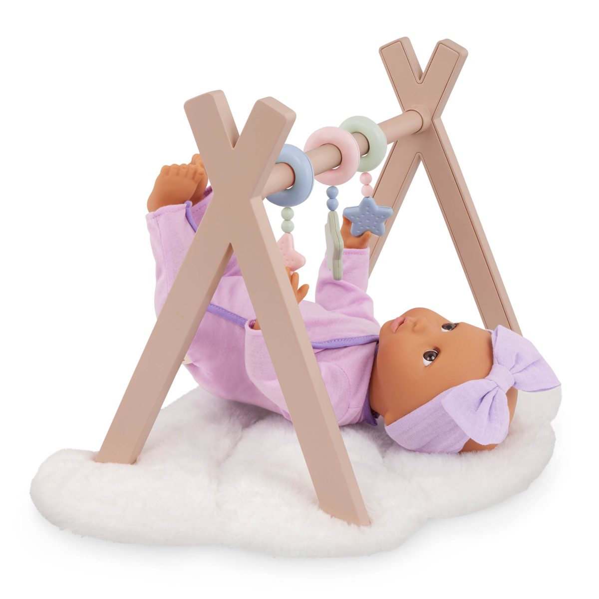 LullaBaby: Mata – CHMURKA i stelaż z gwiazdkami – dla lalki NIEMOWLAKA - obrazek 5