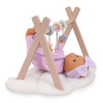 LullaBaby: Mata – CHMURKA i stelaż z gwiazdkami – dla lalki NIEMOWLAKA - obrazek 5