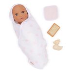 LullaBaby: Kąpiel lalki NIEMOWLAKA – ręcznik z akcesoriami kąpielowymi - obrazek 7