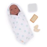 LullaBaby: Kąpiel lalki NIEMOWLAKA – ręcznik z akcesoriami kąpielowymi - obrazek 6