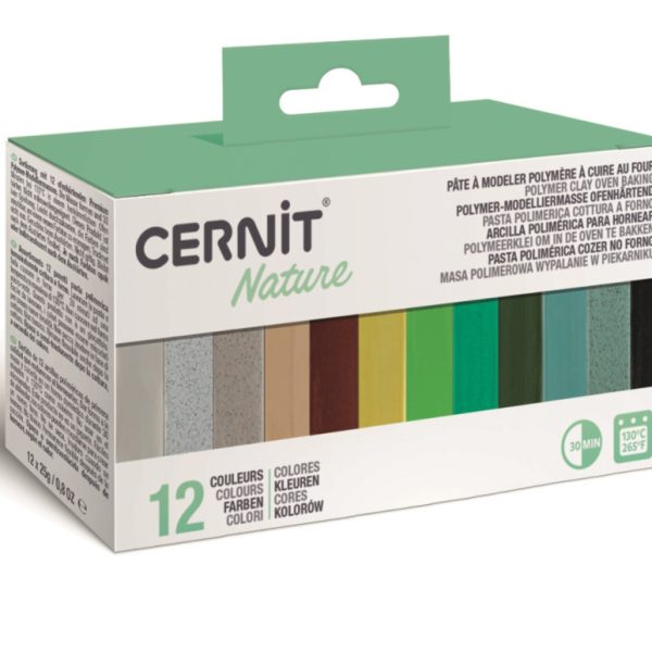 CREATIV: Modelina Cernit Kolory Natury 12x25g