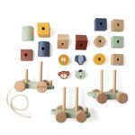 Trixie: drewniany pociąg ze zwierzątkami - obrazek 2