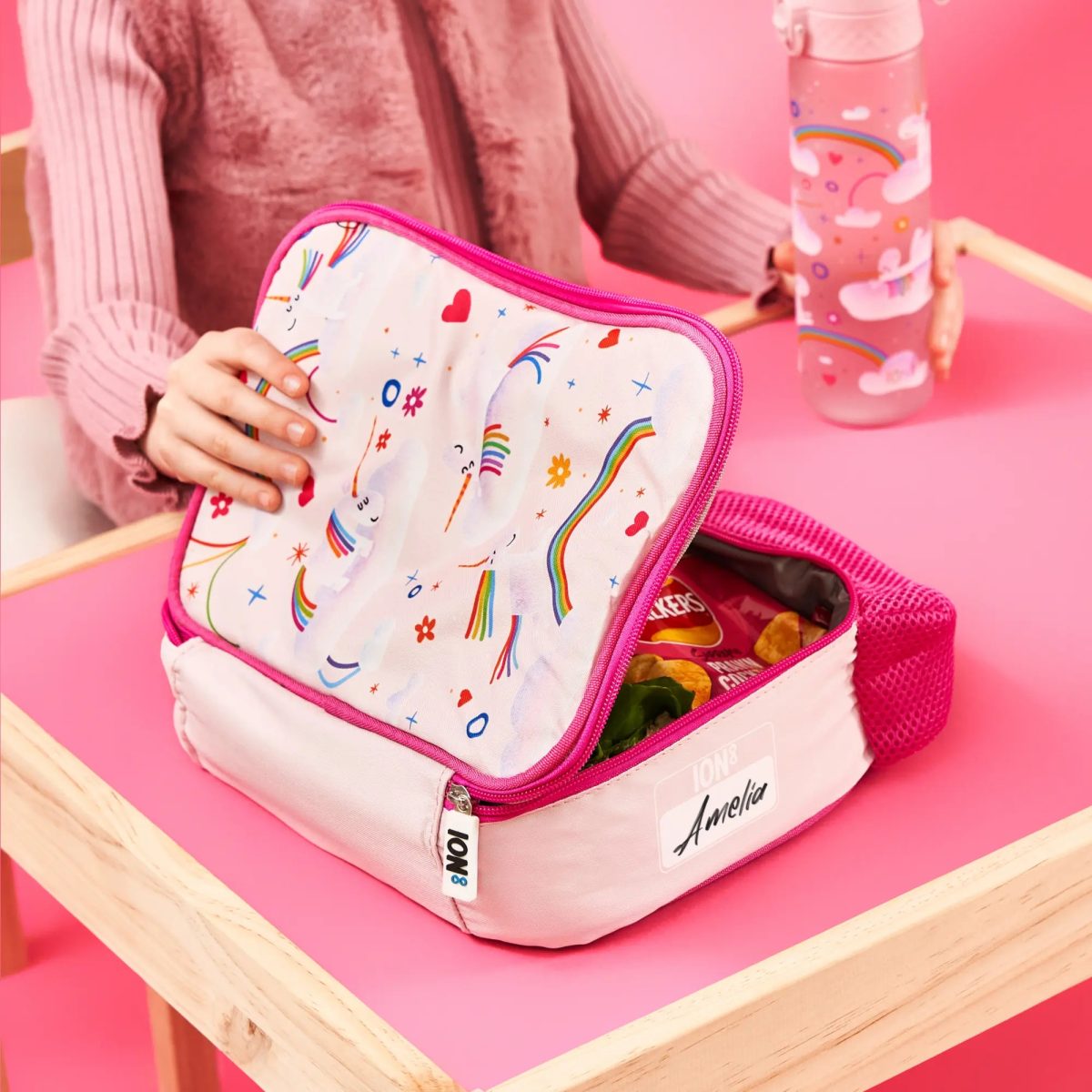 UNI ION8: Izolowany Lunch Bag Unicorn Rainbows - obrazek 2