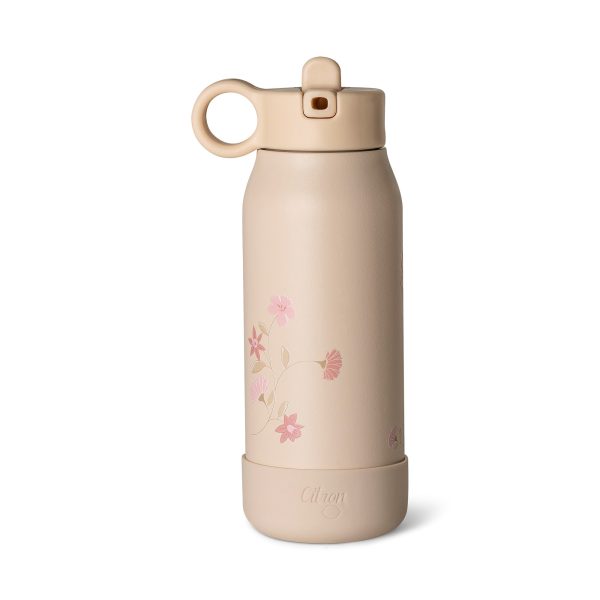 Citron: butelka termiczna ze stali nierdzewnej 250ml Flowers
