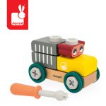 Janod: Samochód do składania Miś Brico Kids 2+