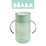 Beaba: kubek treningowy 360° sage green