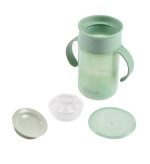 Beaba: kubek treningowy 360° sage green - obrazek 4